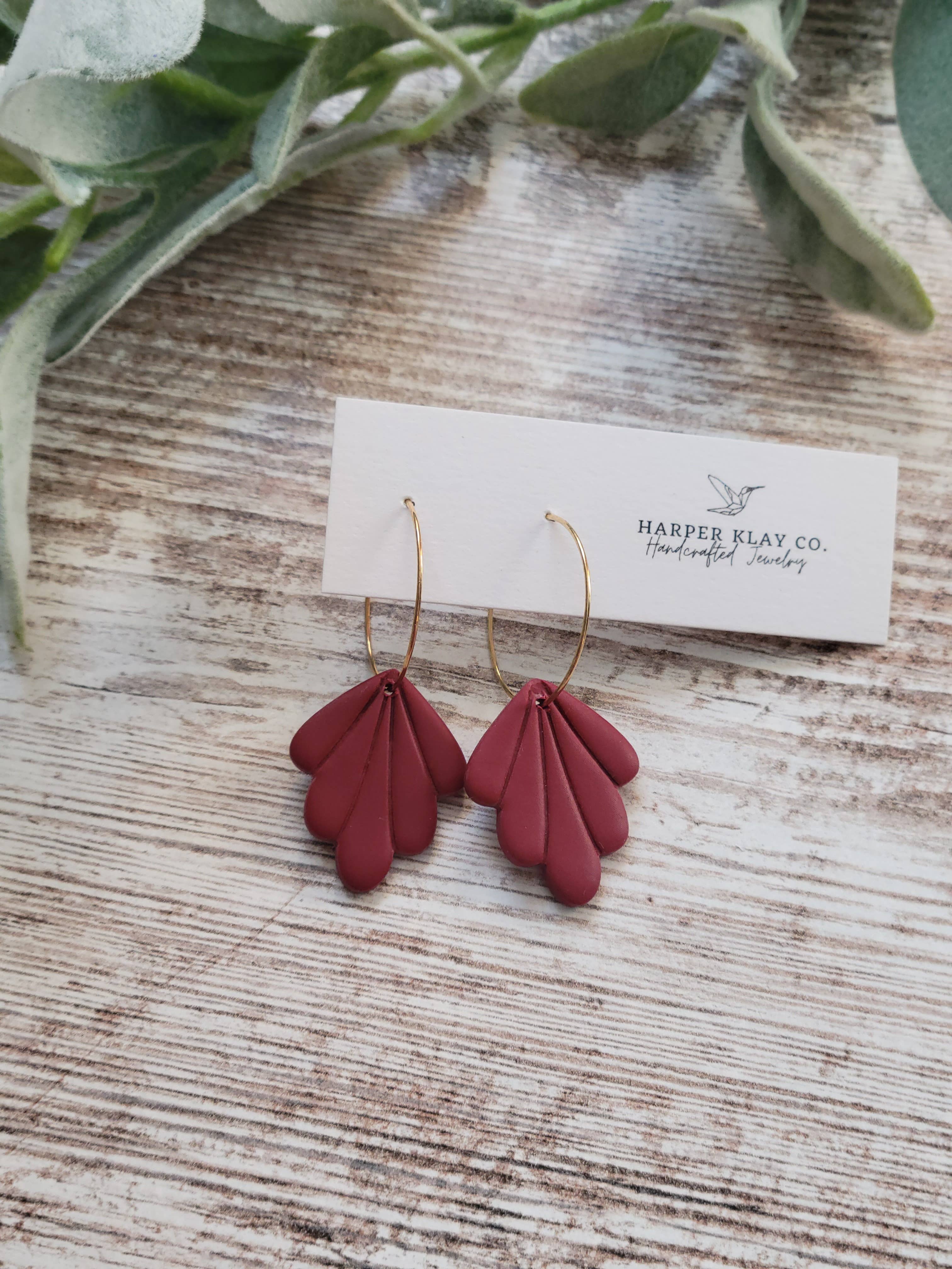 Harper Klay Co - Wholesale Jewelry Set - The Jill Set- Polymer Clay Hoop Earrings3