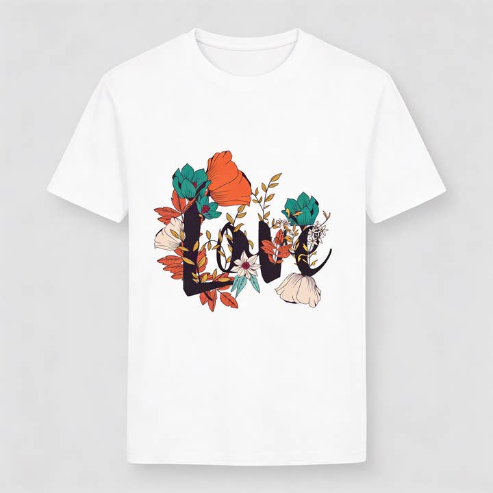 Dam-T-shirt med tryck "love" för wholesale av Vinto Exclusive