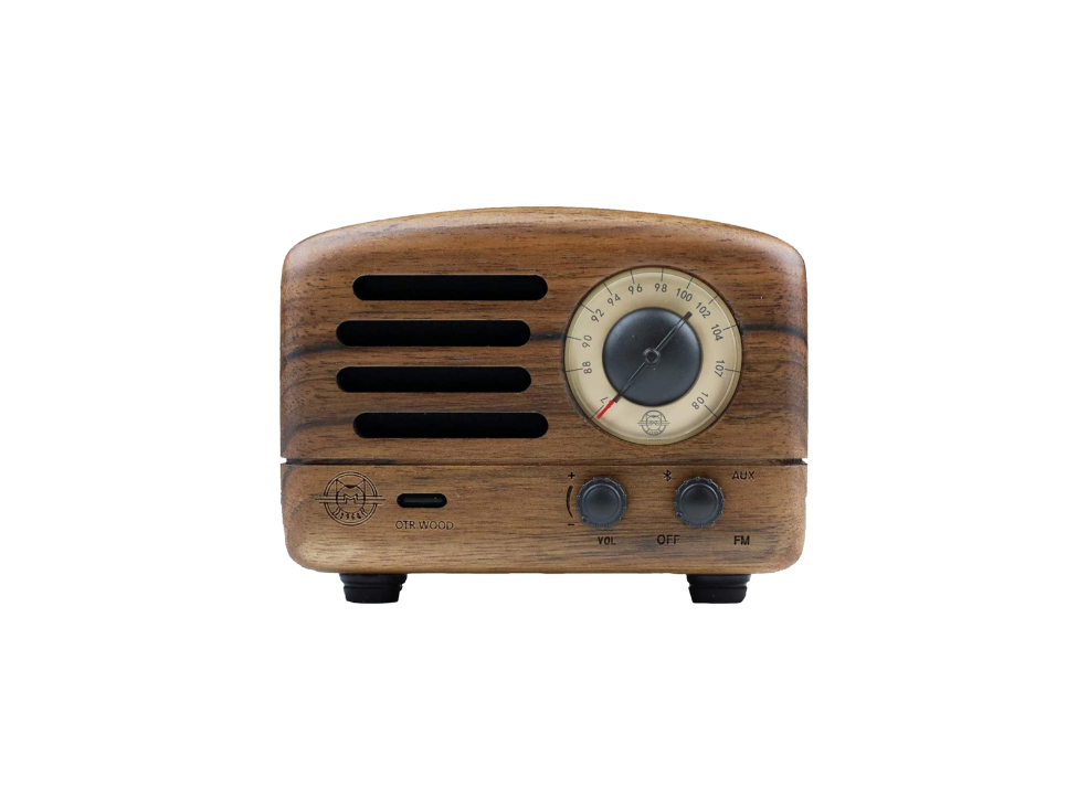 Walnutwood MUZEN OTR Wood and Utopia Retro Portable FM Radio Bluetooth for wholesale on Faire0