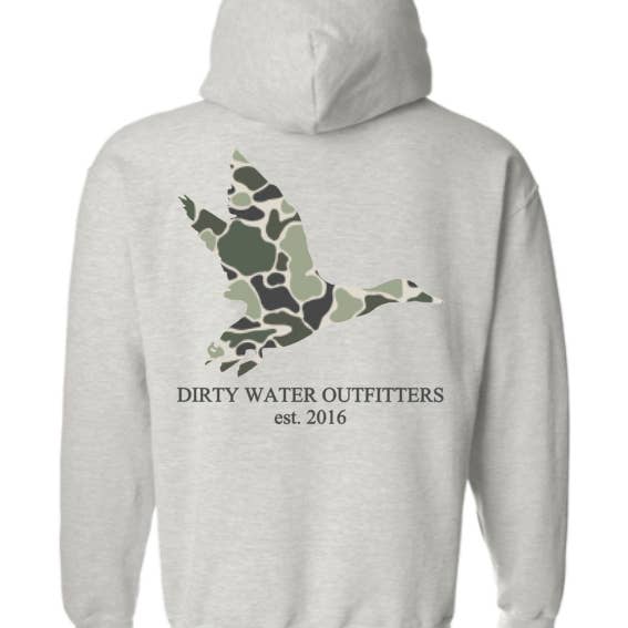 DWO Green Logo Hoodie for wholesale by Dirty Water Outfitter