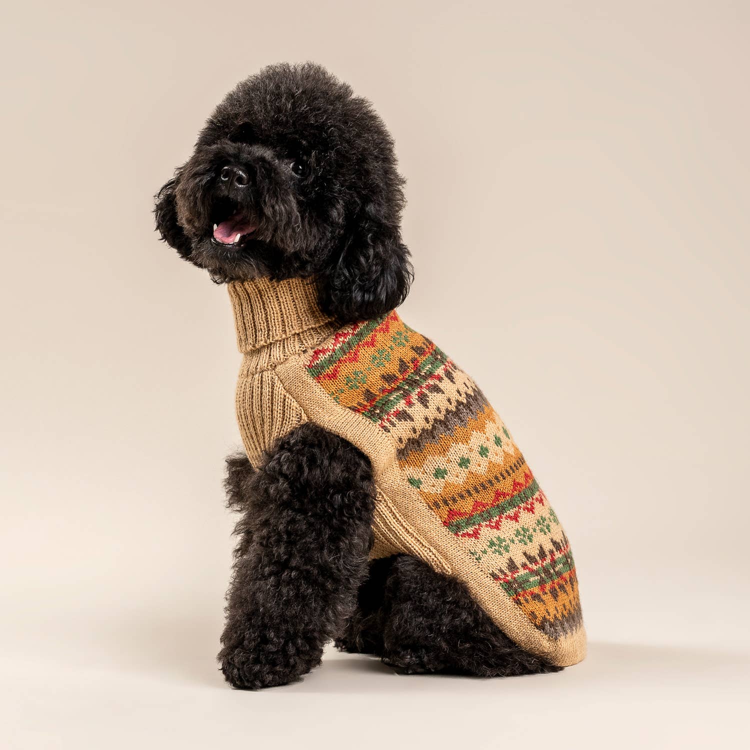 Alqo Wasi - Wholesale Pet Sweater - Dog - Fair Isle Finn Alpaca Dog Sweater3