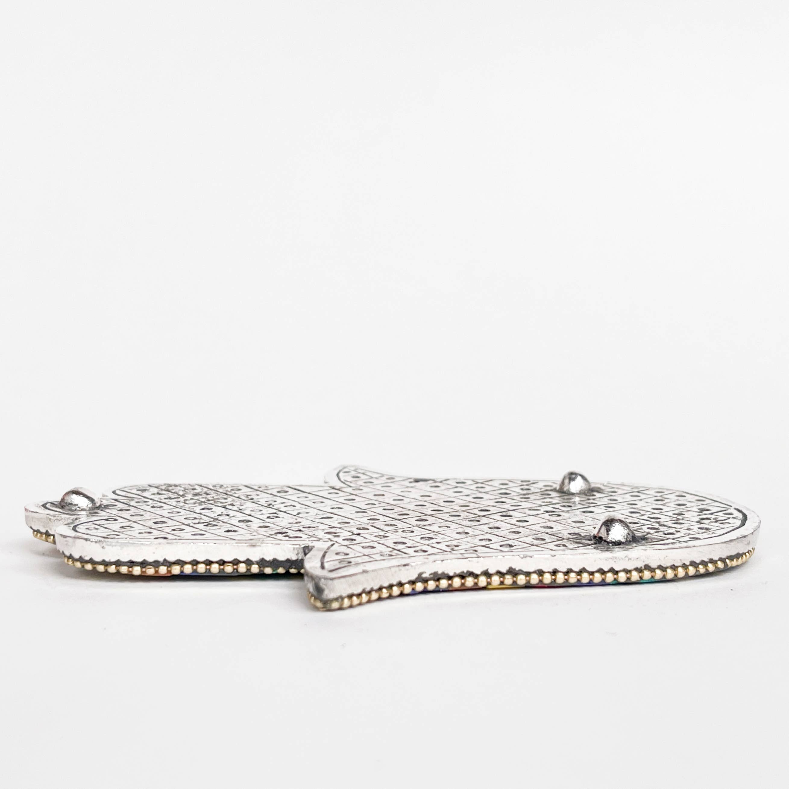 Artschatz LLC – wholesale Rökelsehållare – Grön Hamsa-hand Rökelsehållare för pinnar och koner5