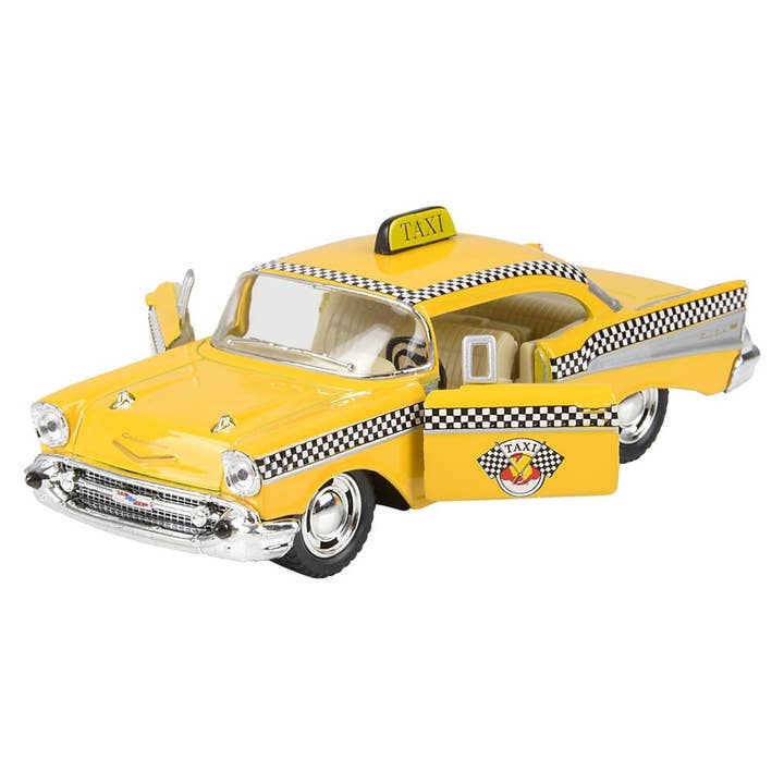 La Luna Bella - Toys - Vendita all'ingrosso Macchinetta/camioncino giocattolo - Bambini - Giocattoli per auto CHEVROLET BEL AIR TAXI LLB, IN ALLUMINIO PRESSOFUSO, 5"5