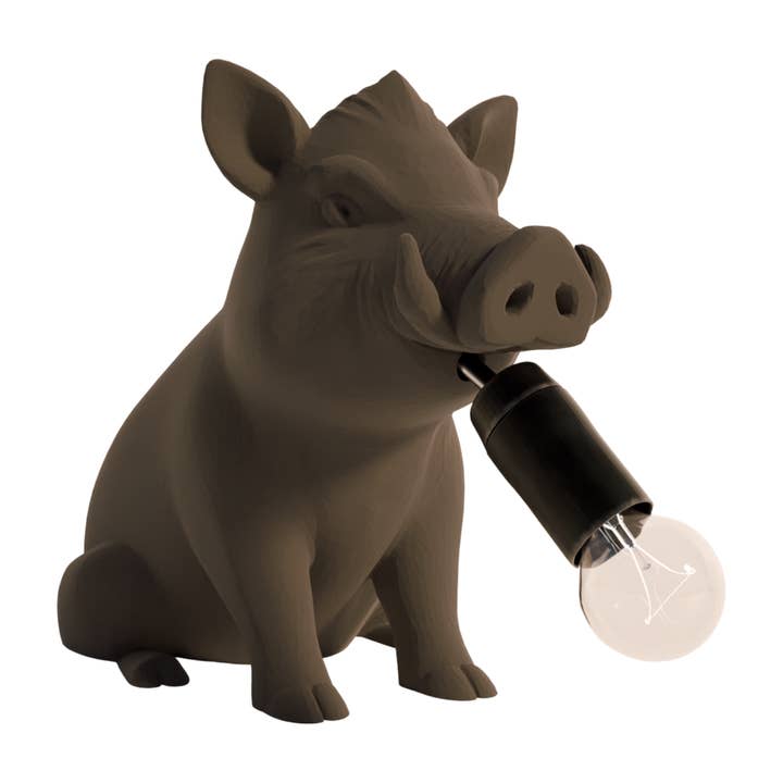 Lampada da tavolo cinghiale per la vendita all'ingrosso da parte di Fiastra Design