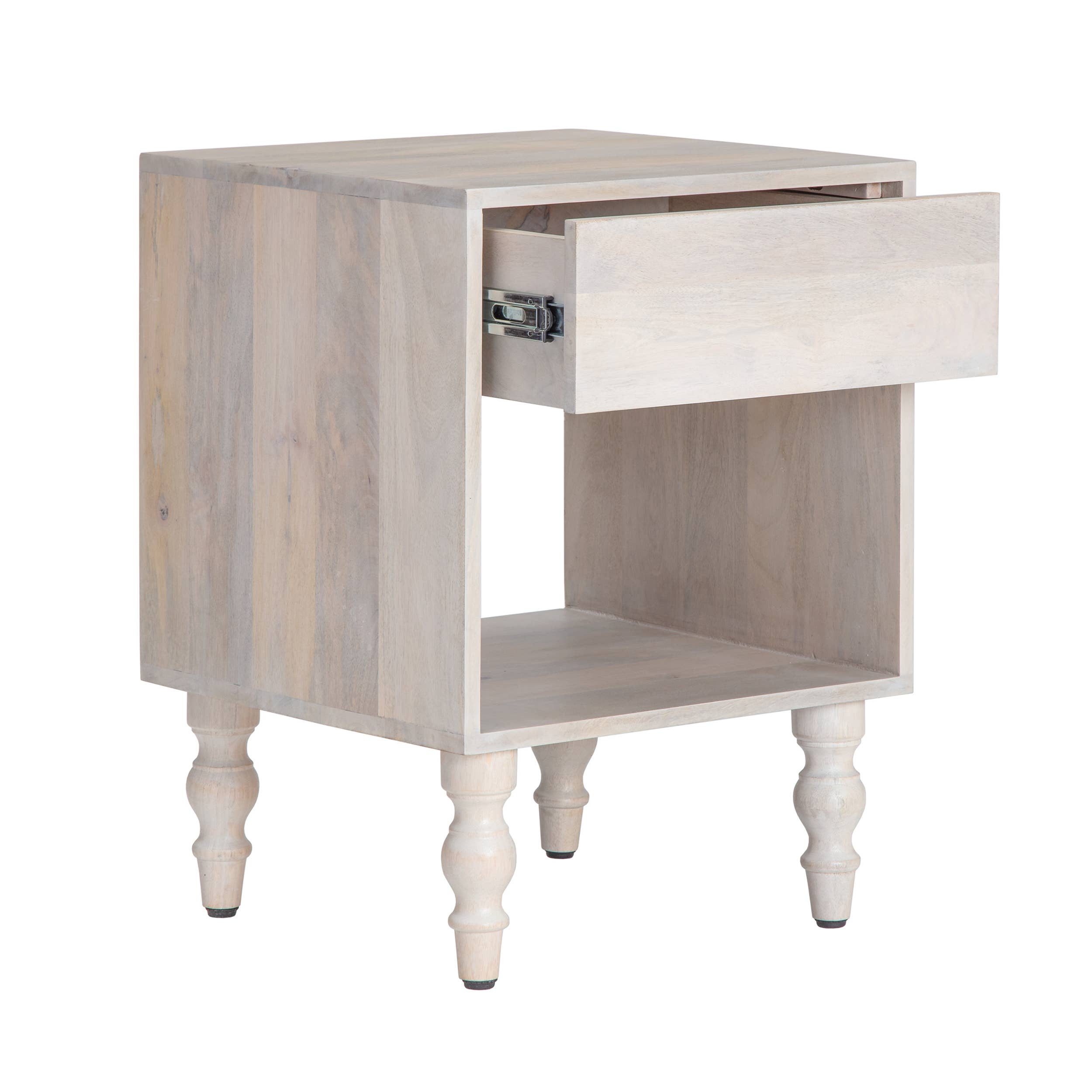 MH London - Wholesale Side Table - Rhonda Solid Wood Night Stand with Drawer10