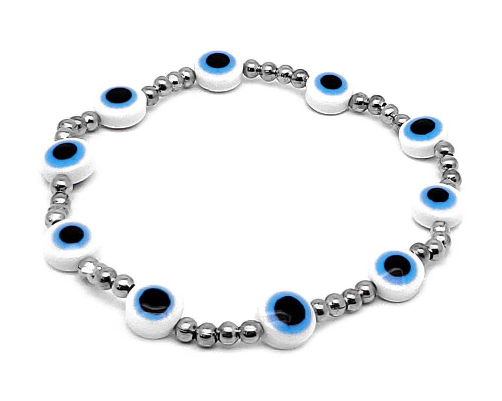 Pichincha - Wholesale Beaded Bracelet - Evil Eye Beaded Stretchy Bracelet4