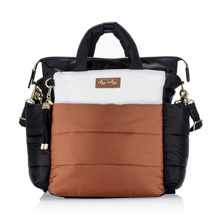 Dream Convertible™ Coffee & Cream Diaper Bag for wholesale by Itzy Ritzy