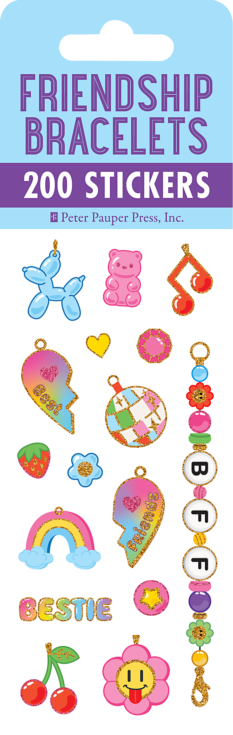 Peter Pauper Press - Wholesale Sticker - Kids & Baby - Friendship Bracelets Sticker Set0