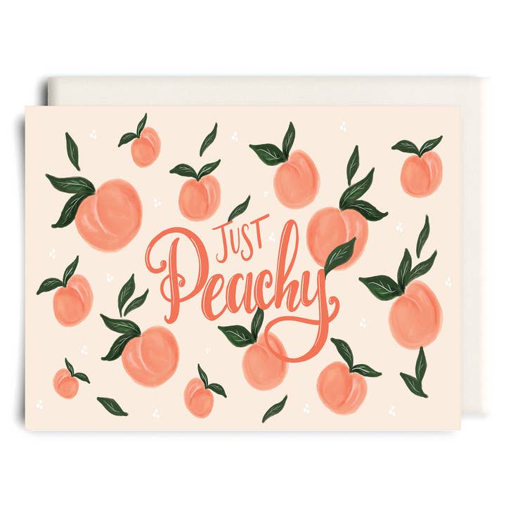 Just Peachy | Everyday Greeting Card for wholesale by Inkwell Cards