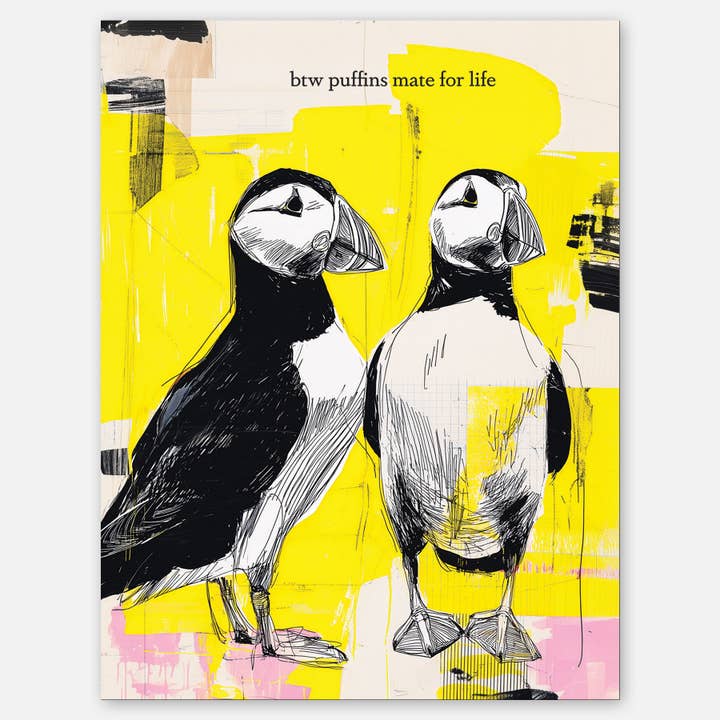 Mate for life - A2 greeting card for wholesale by Paper Slam