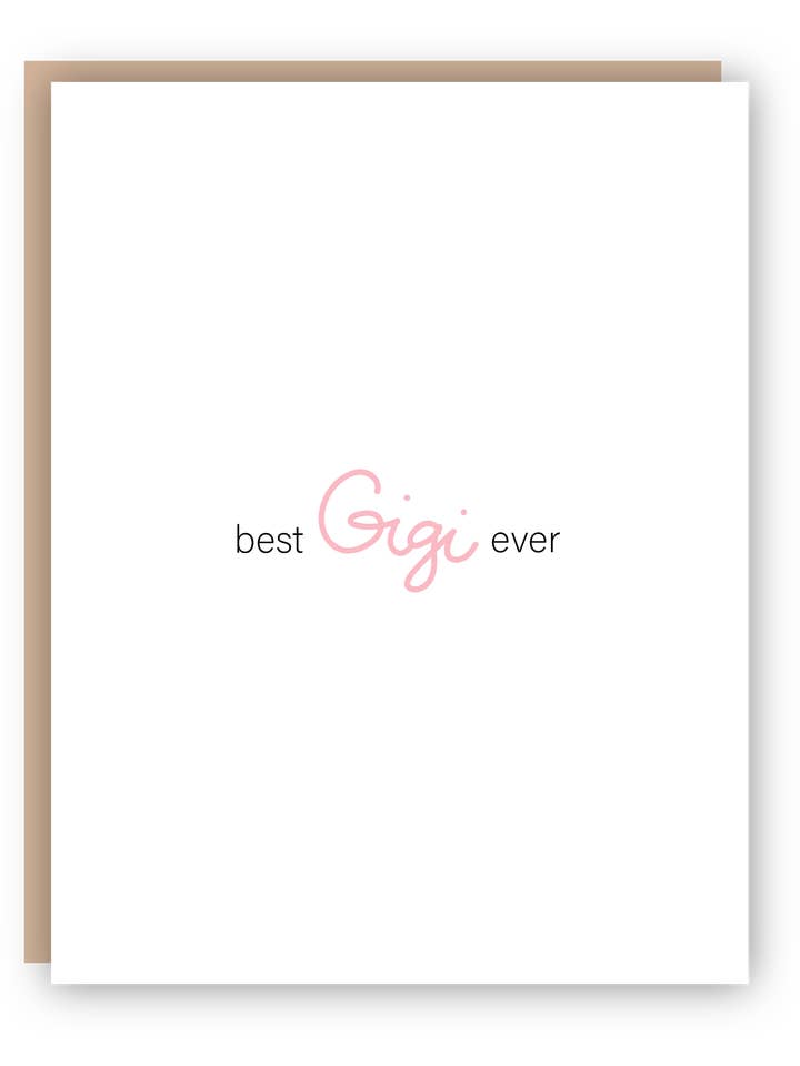 MEILLEUR GIGI DE TOUS LES TEMPS pour la vente par Notes Speak