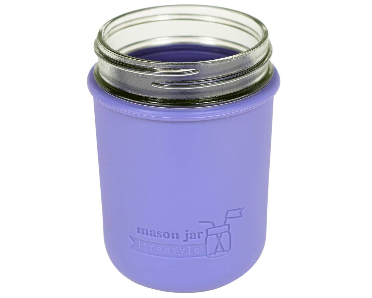 Mason Jar Lifestyle - Vente Housses de boisson - Manchon en silicone pour bocaux Mason à large ouverture de 16 oz1