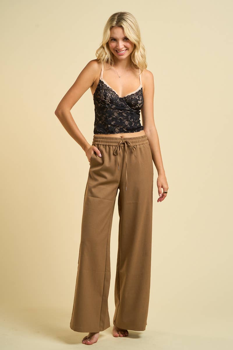 ANWND - Wholesale Lounge Sweatpants/Joggers - Women's - 6738-Wide Leg Lounge Pants6