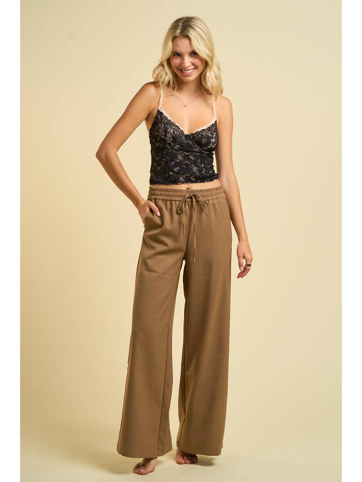 ANWND - Wholesale Lounge Sweatpants/Joggers - Women's - 6738-Wide Leg Lounge Pants6