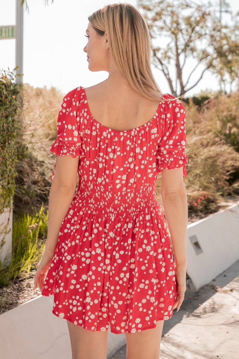 Verte - Wholesale Romper - Women's - FLORAL PRINTED ROMPER_7R1387-A5