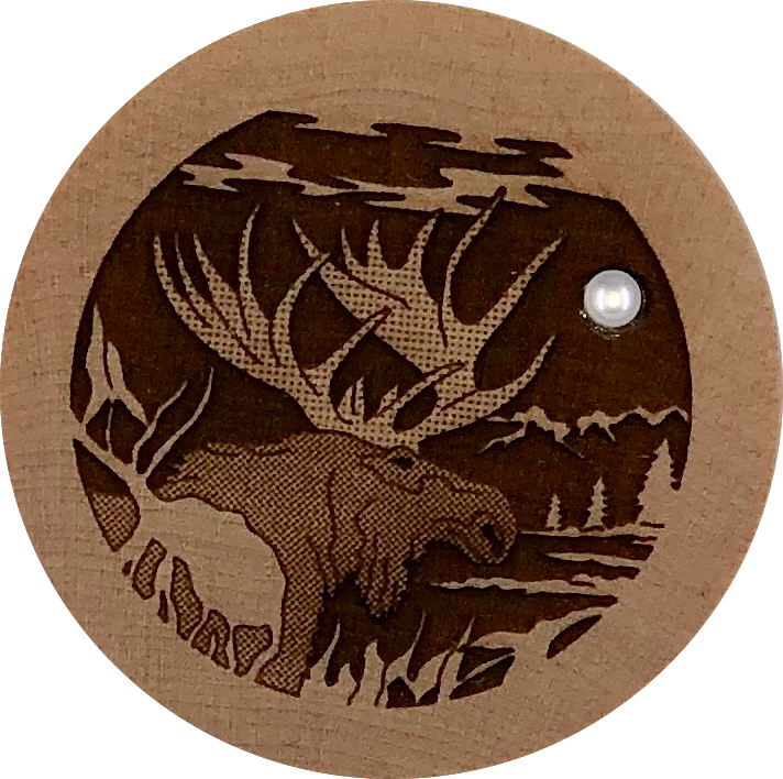 Woodcutts Inc. – wholesale Prydnadslåda – Älg 1 Trä Dreambox0