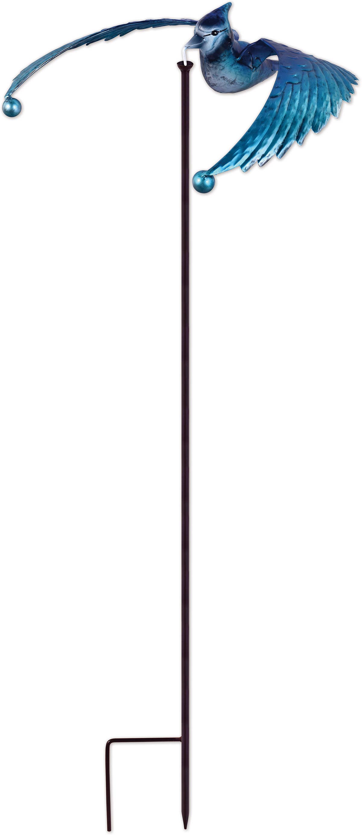 Sunset Vista Designs - Wholesale Outdoor Ornament/Decor - Blue Jay Bird Balance Drifter2