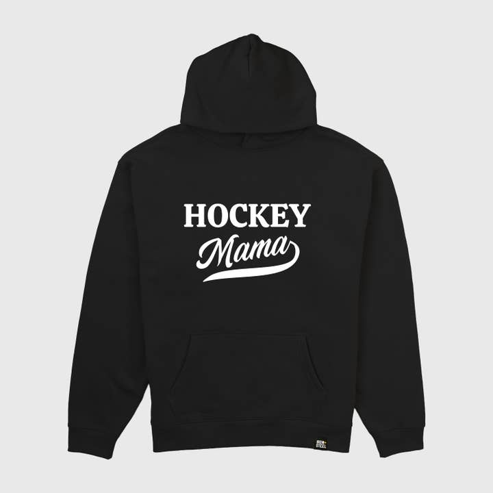 Hockey Mama Oversized Hoodie for wholesale by Iron+Steel Hockey