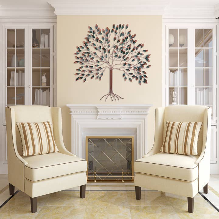 Peterson Housewares & Artwares - Wholesale Wall Accent - Tree of Life Wall Mountable Original Artwork9