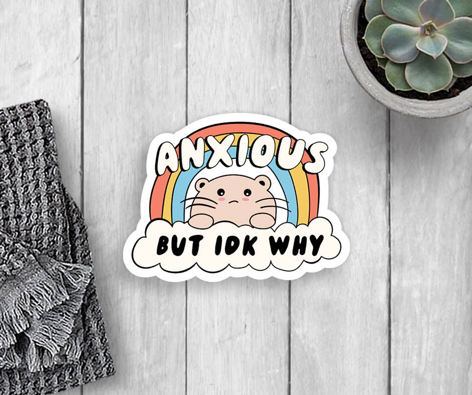 Expression Design Co - Wholesale Sticker - Angstige vinylsticker