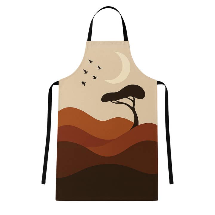 Moonrise Mitti Apron 100% organic cotton for wholesale by Pure Mitti