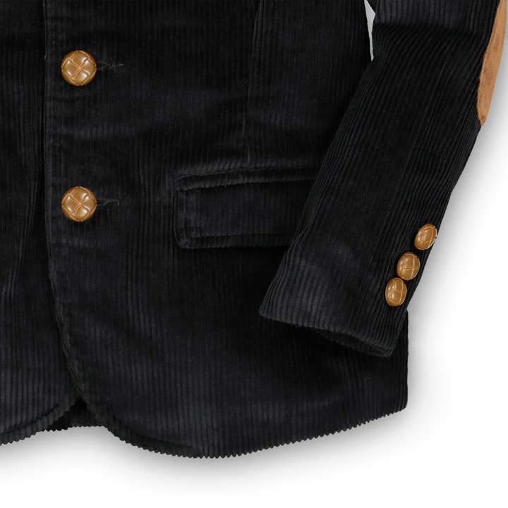 Organic Corduroy Blazer with Elbow Patches for wholesale on Faire