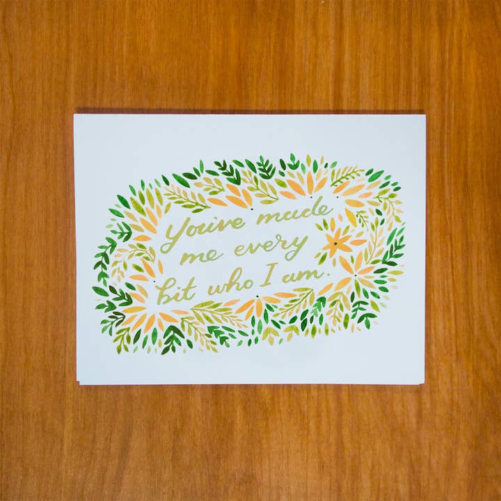 Box Tu m'as fait pour la vente par Pretty Bird Paper Co.