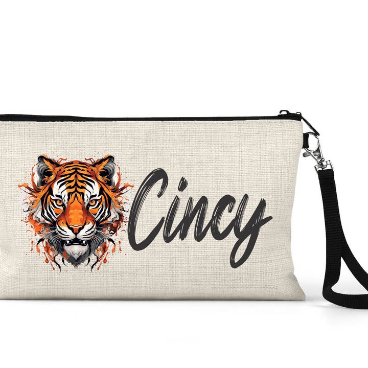 Cincy Tiger Wristlet, Cincinnati Bengals, Bengals Football for wholesale by Shades Jewelry & Gifts