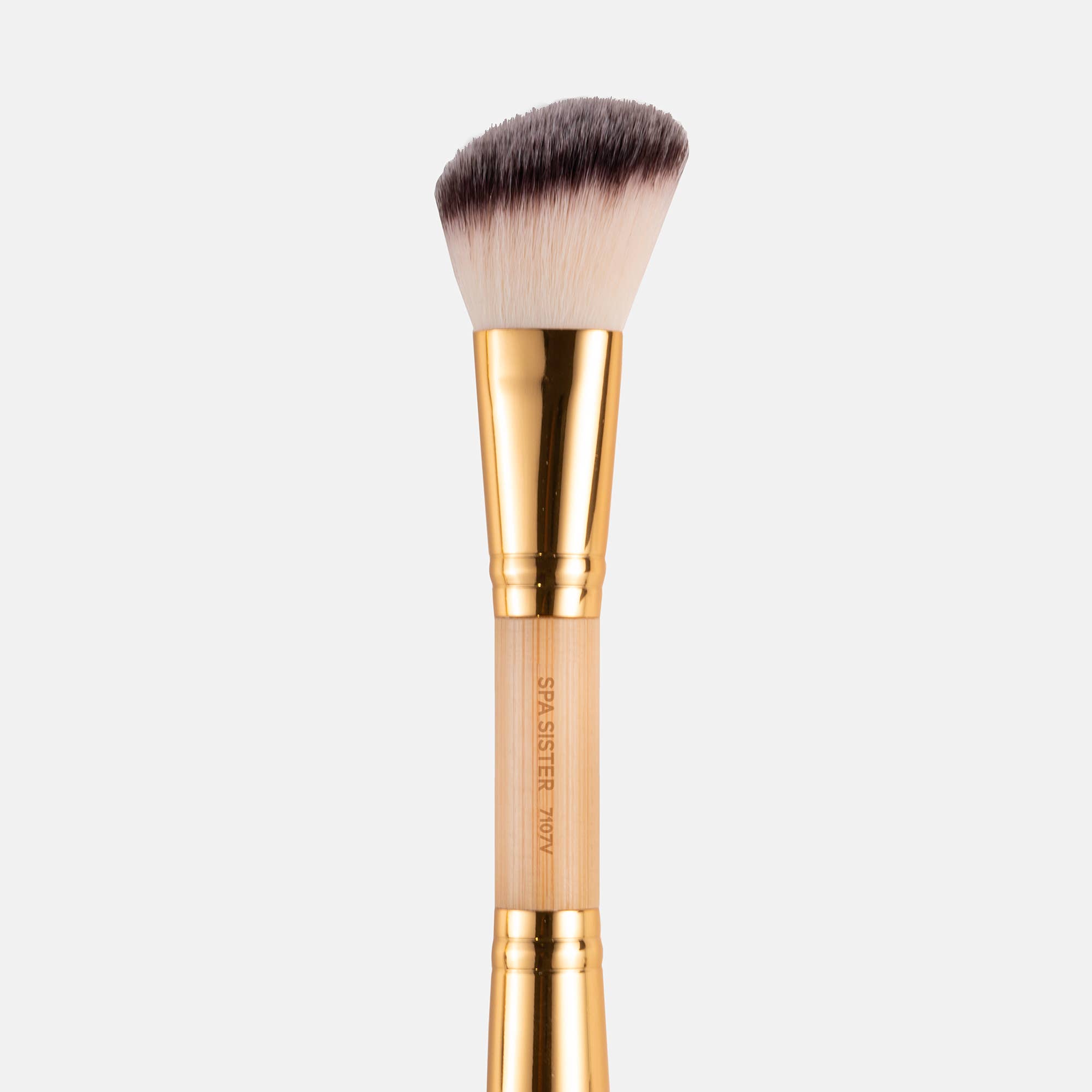 Bath Accessories Company - Wholesale Cheek/Face Makeup Brush - Contour & Diffuse - Vegan Bamboo Brush1