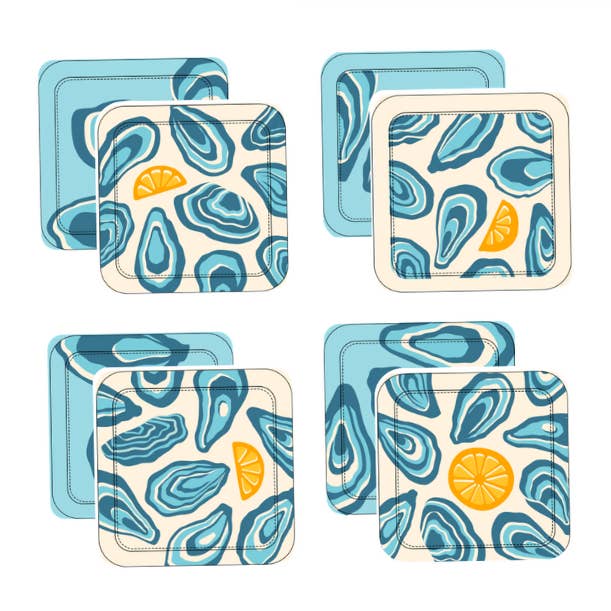 KEVA - Wholesale Coasters - Oyster Twist Coasters Set of 4