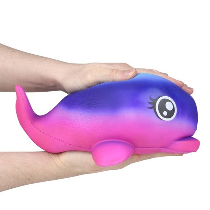 La Luna Bella - Toys – wholesale Squishy toy – Kids & Baby – 9" JUMBO SQUISH DOLPHIN LLB Squishy Toys