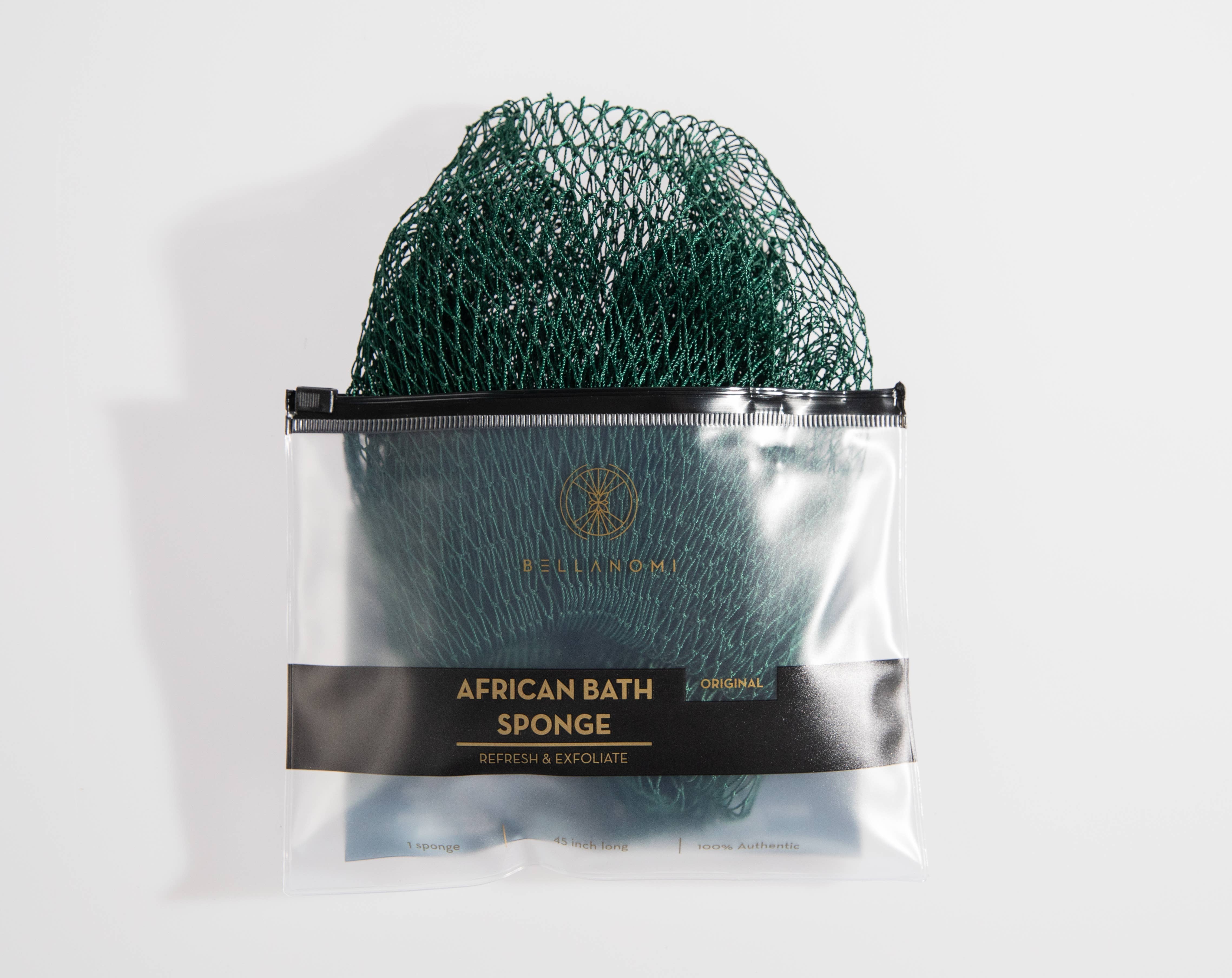 Bellanomi Skincare - Venta al por mayor Pufs/esponjas de baño - Esponja exfoliante africana de red de 114 cm - Más vendida10