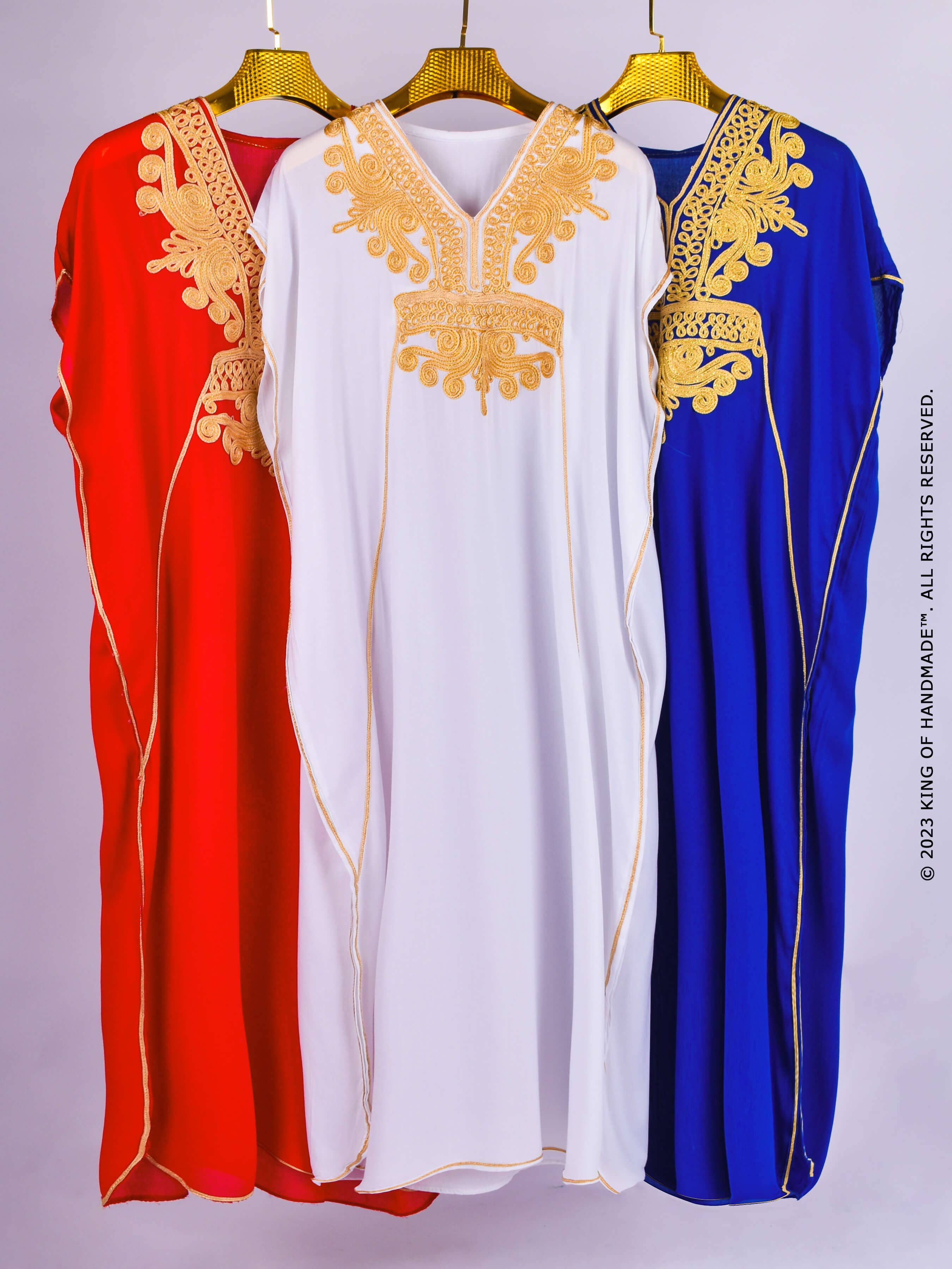 King Of Handmade - Venta al por mayor Caftán - Mujer - Vestido Kaftán Marroquí Bohemio, Túnica para Playa12