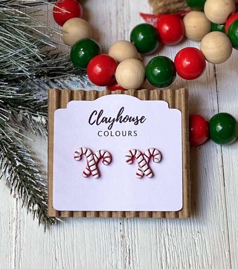 Clayhouse Colours - Wholesale Stud/Post Earrings - Christmas Stud Earrings11