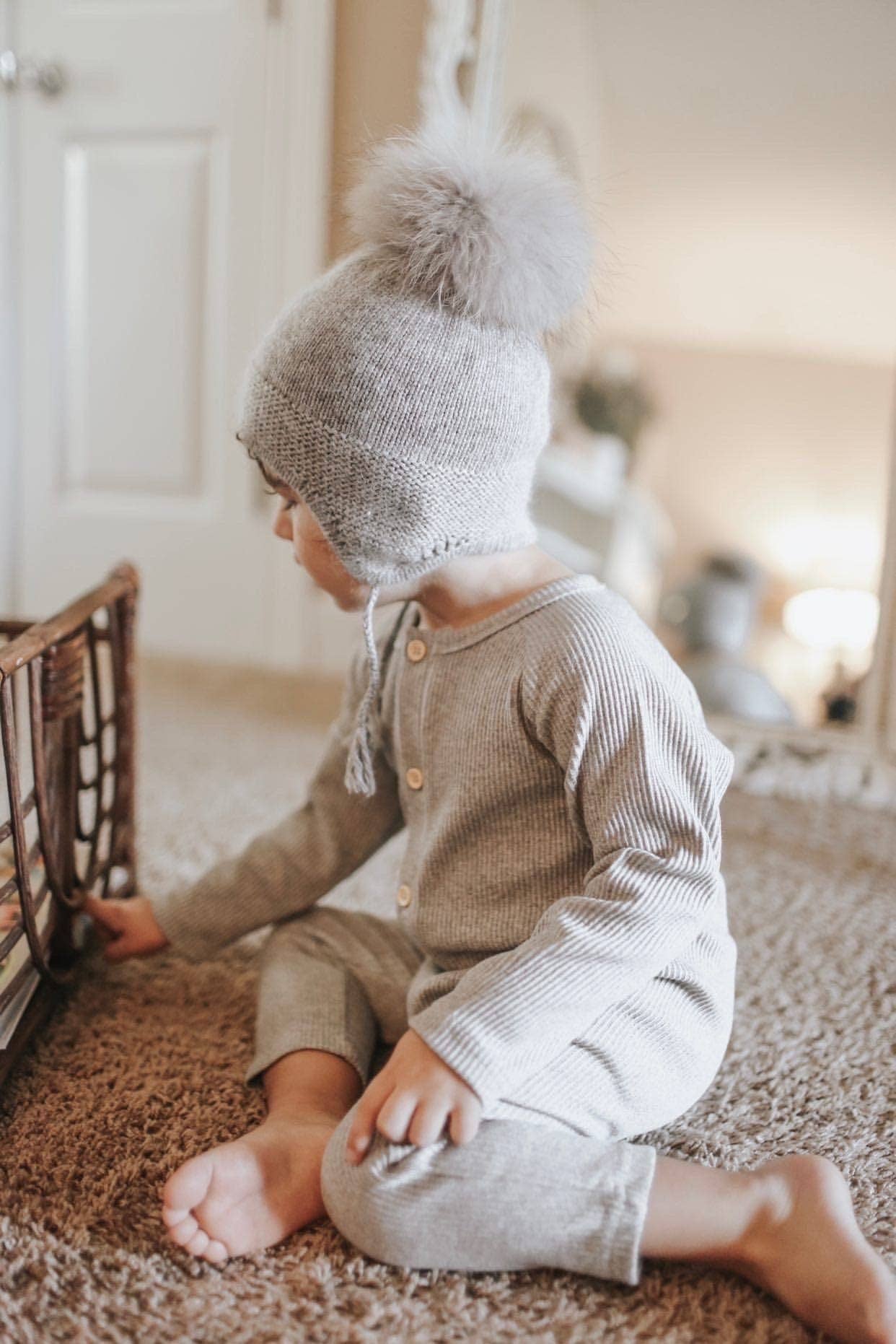 Petite Maison Kids - Wholesale Beanie - Kids - Cashmere Aviator Hat29
