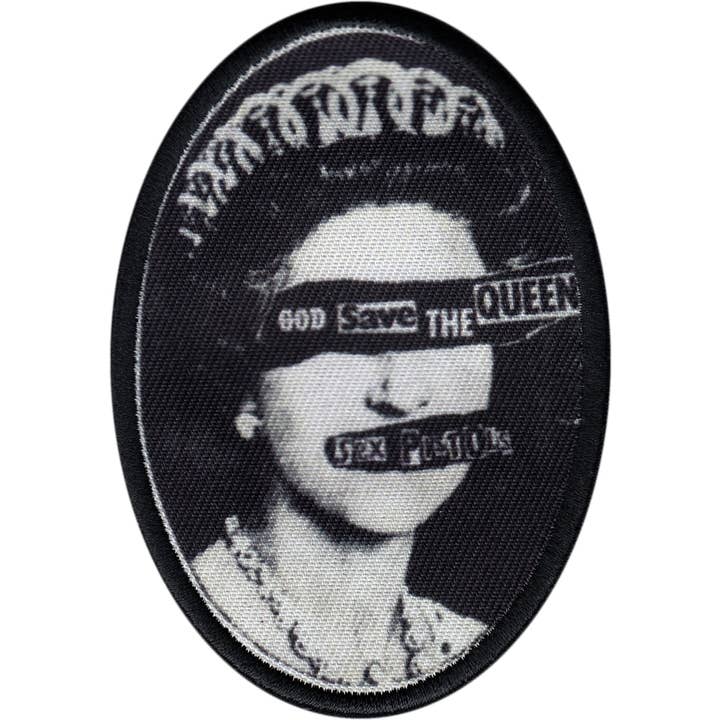 Patch - Sex Pistols - God Save The Queen - Punk Rock Music for wholesale by Square Deal Recordings & Supplies