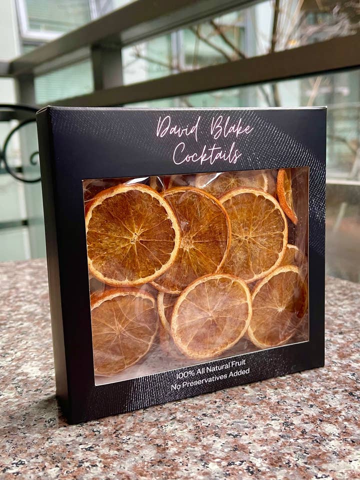 Custom Spiced Orange Box | 30+ Pieces for wholesale by David Blake Cocktails