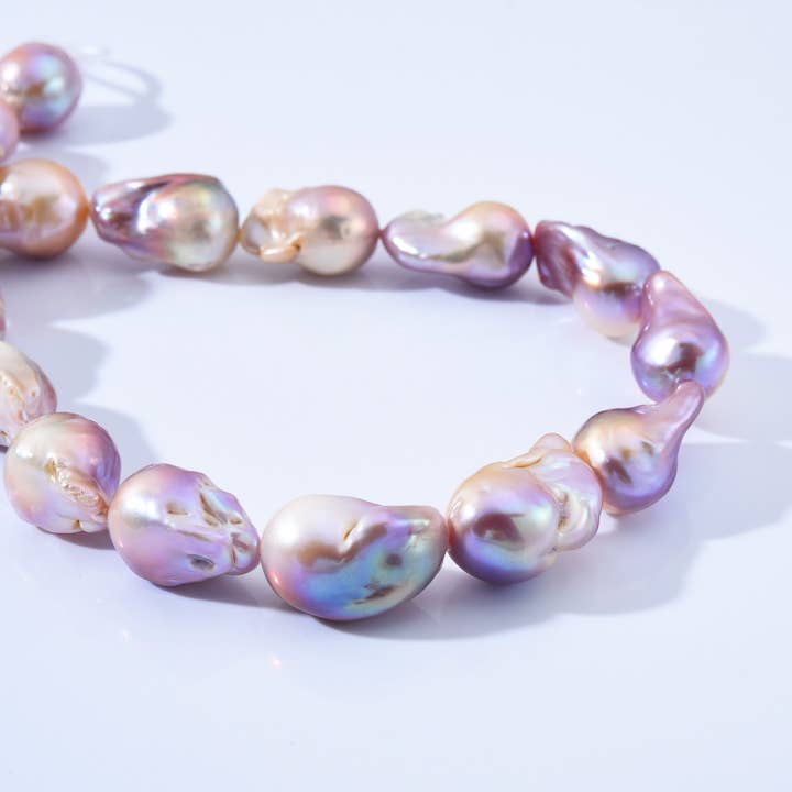 findings4uGem - Wholesale Beaded/pearl necklace - Natural Baroque Mix Color Pearl Beads Jewelry, FWP024