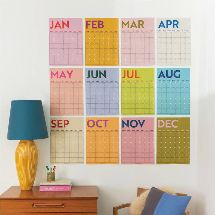 Good Tuesday (Once Upon a Tuesday) - Wholesale Planner - Monthly Undated A3 Wall Planner | 12 Pages | Colourburst