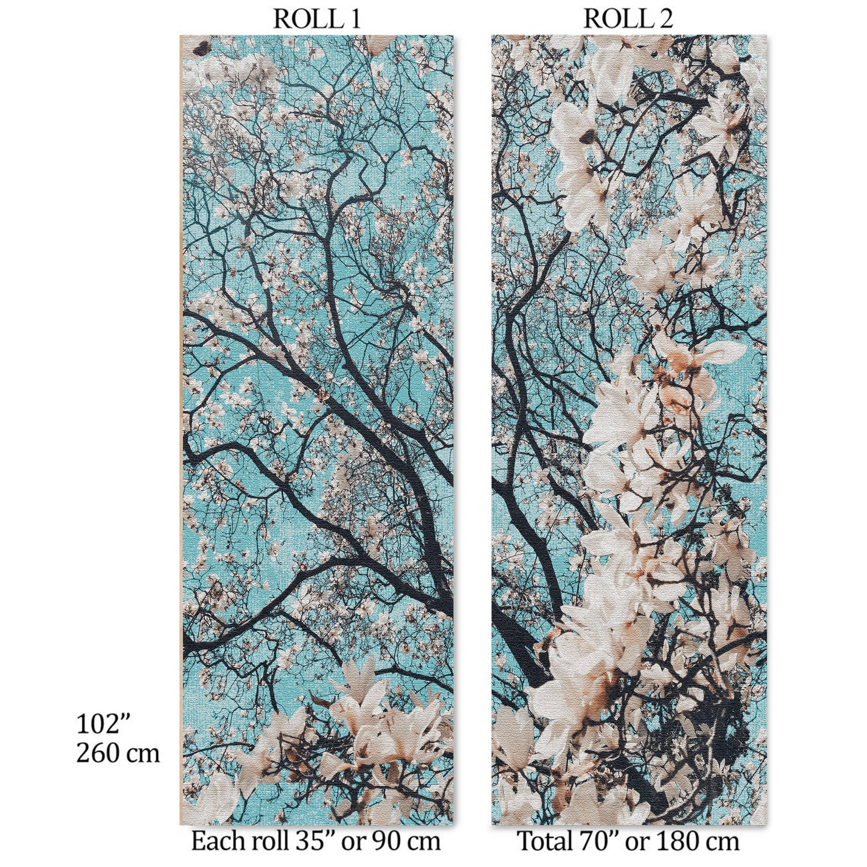 Wallpapers4Beginners – Engroshandel Tapetrulle – Mandelblomst Blomstret Tapet4