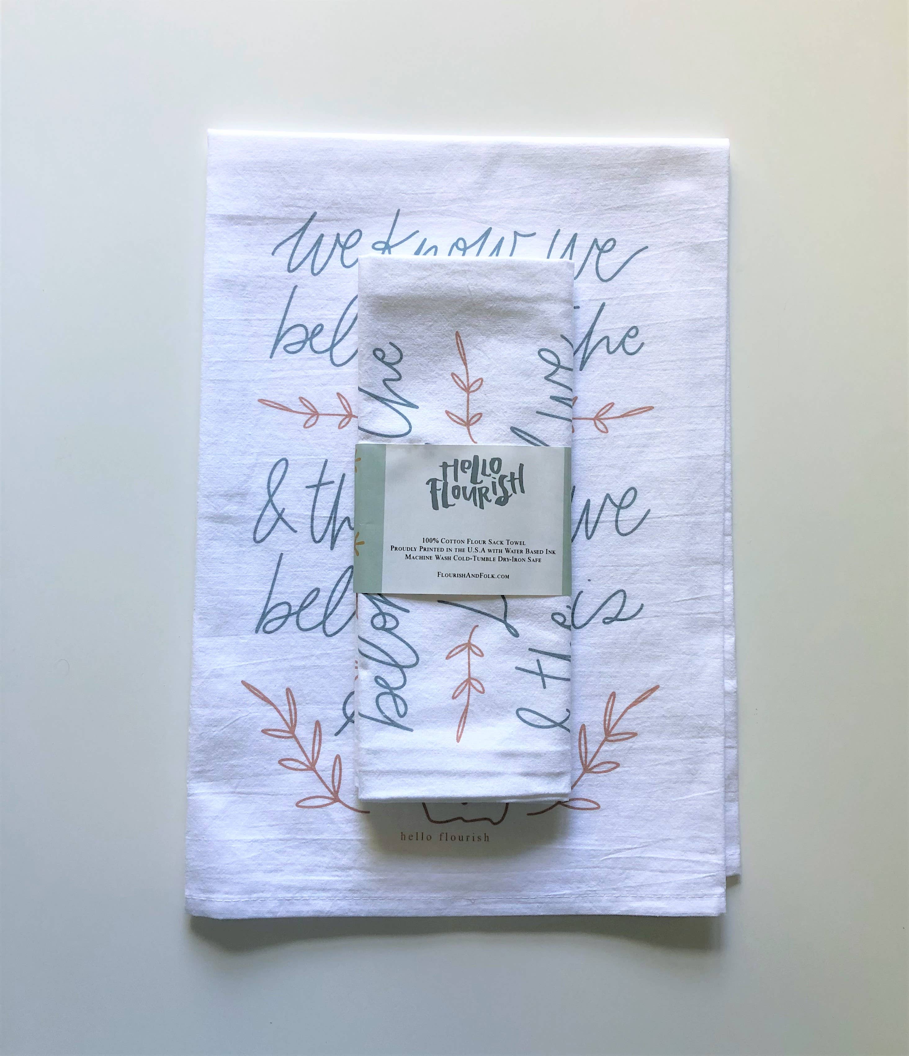 Hello Flourish - Vente Torchons - Torchon de cuisine Oklahoma | Torchon à thé | Serviette à farine2