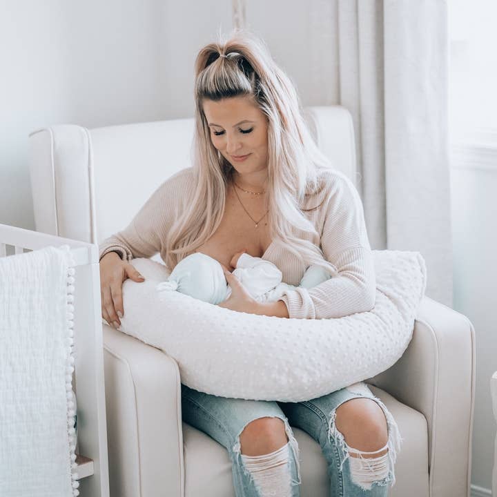 Posh & Plush Minky Dot Pillow Collection for wholesale by True Two