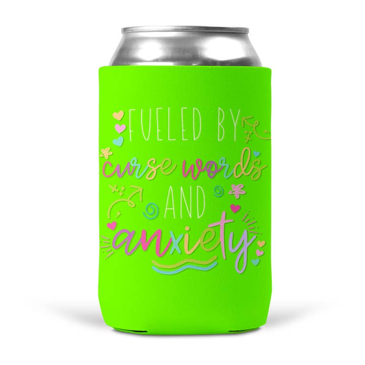 tcbco - Wholesale Drink Huggers & Koozies - Fueled By Curse Words And Anxiety Koozie5
