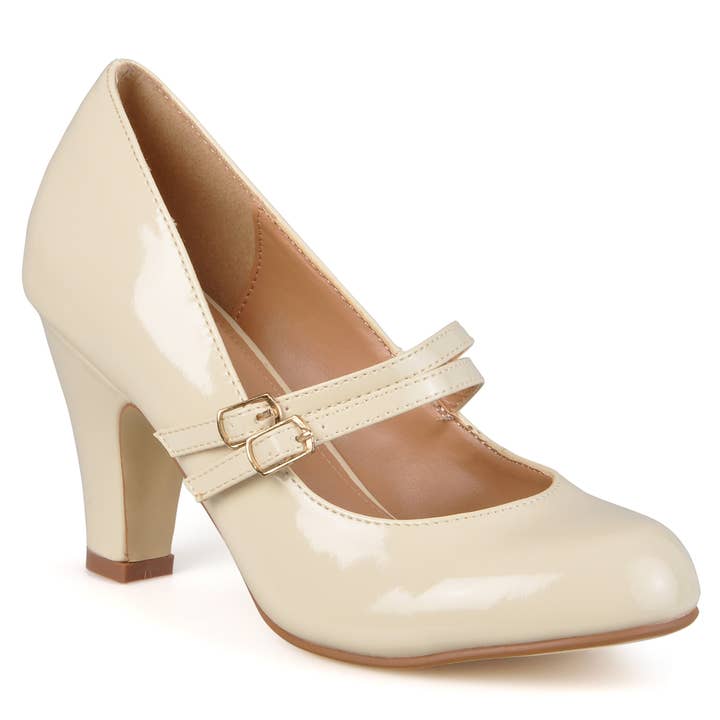 Wendy Mary Jane Pump Heels In Patent for wholesale by Journee