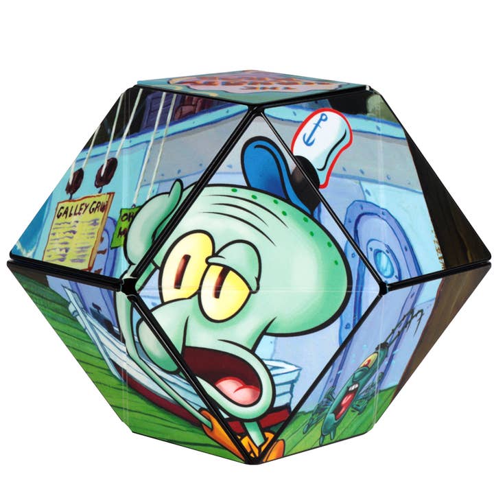 Fun In Motion Toys - Wholesale Puzzle - Kids - Shashibo SpongeBob Krusty Krab Magnet Puzzle Cube STEAM MESH4