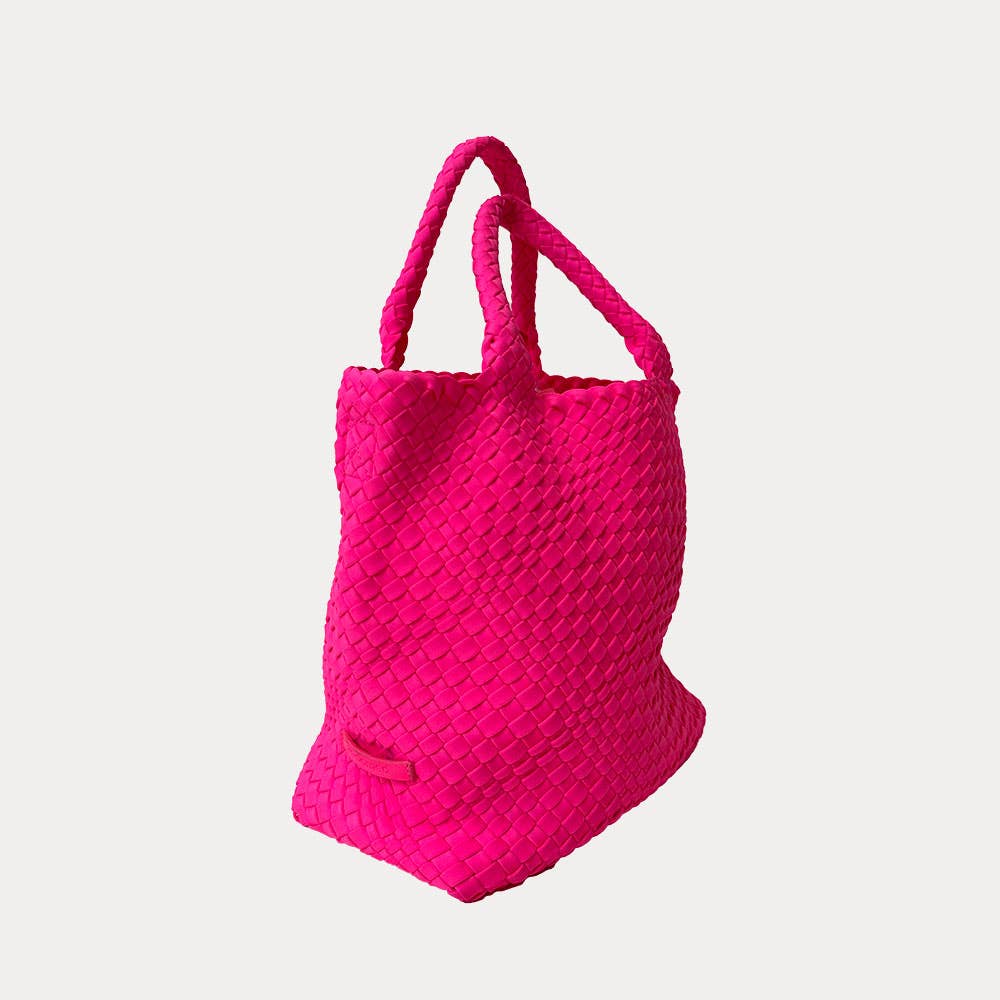 AHDORNED – wholesale Tote bag – Women's – Lily Woven Neoprene Tote with Pouch3