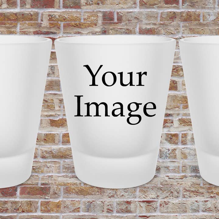 Custom Logo/ Design Shot Glass for wholesale by Mommas Craft Workshop