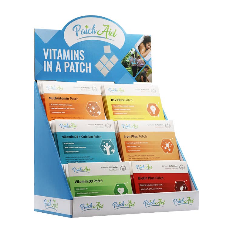 PatchAid - Wholesale Retailer Display Stand/Case - PatchAid Counter Display1