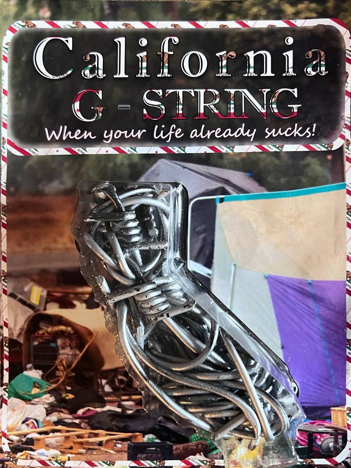 California G-String for wholesale by Hairnerd