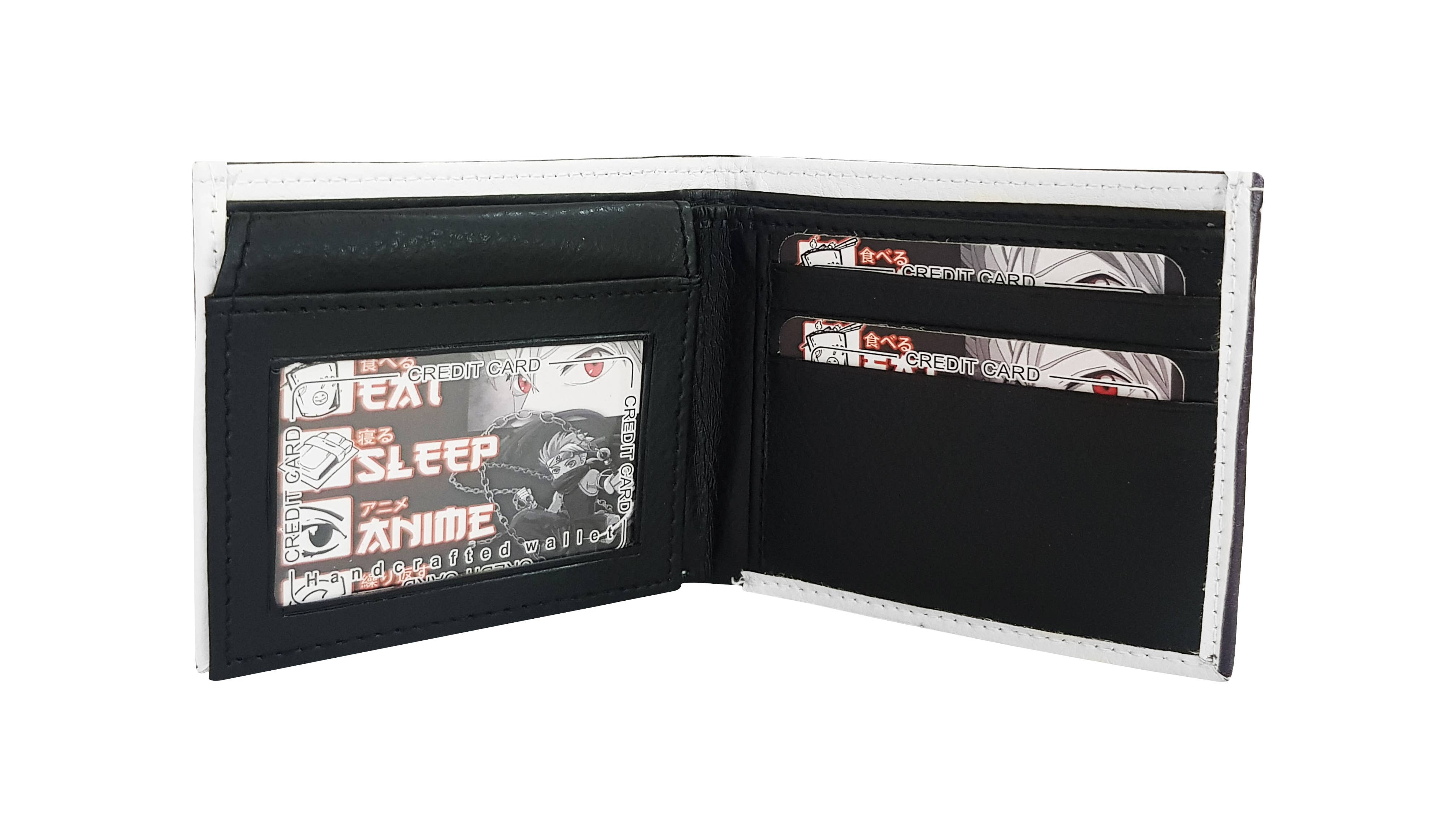Leather Impressions Inc – wholesale Wallet – Women's – Eat Sleep Anime Repeat Vegan Bi Fold Wallet #VL65211